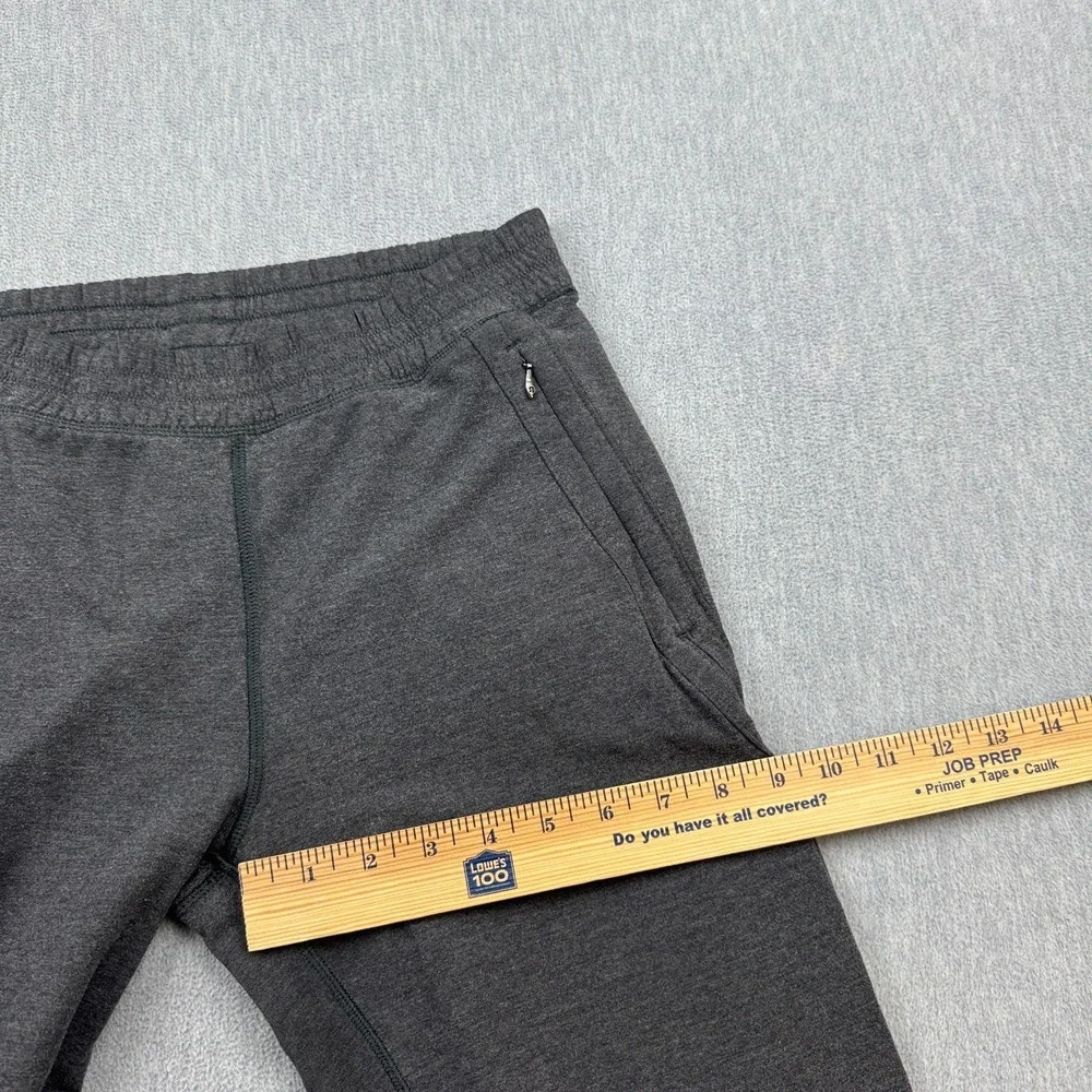 Lululemon Jogger Sweat Pants Womens 6 Gray Stretch Gym Yoga‎ Pockets Zip Casual